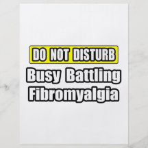 Busy Battling Fibromyalgia Full Color Flyer