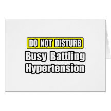 Busy Battling Hypertension Card