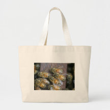 Busy honey bees canvas bags