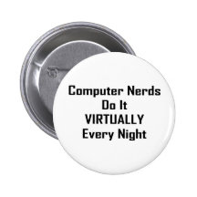 Busy Nerds Pinback Button