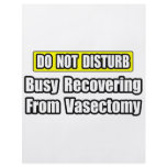 Busy Recovering From Vasectomy flyers