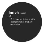 BUTCH lesbian Sticker