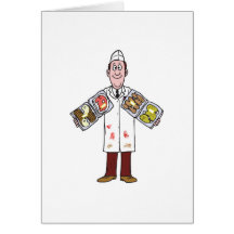 butcher greeting card