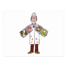 butcher post card