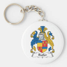 Butler Family Crest Key Chains