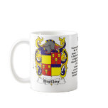 Butler family Crest on a mug