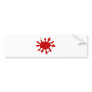 Butspritzer blood splatter auto sticker