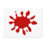 Butspritzer blood splatter postkarte