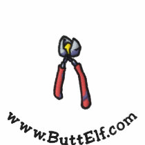 Butt Elf Long Sleeve Polo