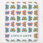 Buttefly Jam Mouse Pads