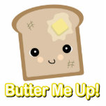 butter me up toast photo sculptures