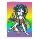 "Buttercup" Cup Cake Couture Rainbow Fairy Card