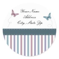 Butterflies Address Stickers