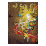 Butterflies alice in wonderland falling down Card by Rupydetequila Butterflies alice in wonderland falling down Card