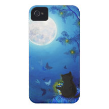 Butterflies and Fairy Lanterns iPhone 4 Cases