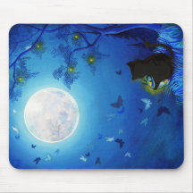 Butterflies and Fairy Lanterns Mousepad