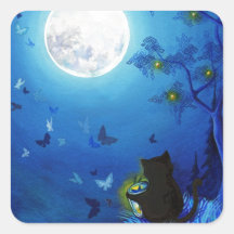 Butterflies and Fairy Lanterns Stickers
