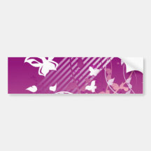 Butterflies and Graphics Bumper Stickers