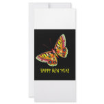 Butterflies  and Moths Happy New Year rack cards
