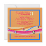Butterflies and Ribbons Birthday Party Invitation