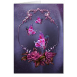 Butterflies and Roses Greeting Card
