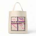 Butterflies and Zebras Tote bags