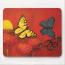 Butterflies and Zinnias Mousepad