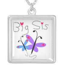 Butterflies Big Sis Gifts Pendant