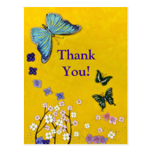 Butterflies & Blossoms Post Cards