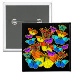 Butterflies! Butterflies!  Button