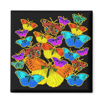 Butterflies! Butterflies!  Magnet