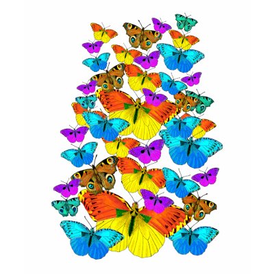 Butterflies, Butterflies! T-shirts by Aquavel