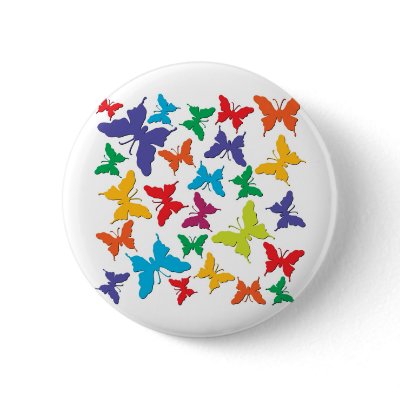 Butterflies Pins by kittasgraphics