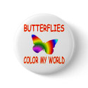 Butterflies Colour My World buttons