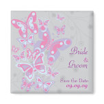 Butterflies (Cool Chic) Save the Date magnets