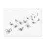 Butterflies Dancing Across the Page Post Cards