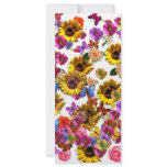Butterflies & Flowers Full Coverage Graphic rack cards