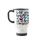 Butterflies Fluttering By Travel Mug
