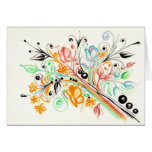 Butterflies in Spring Garden Card