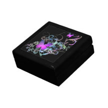 Butterflies Keepsake Box