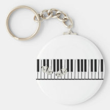 butterflies on keyboard Theme Keychain