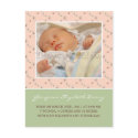 Butterflies Pink • Baby Announcement postcards