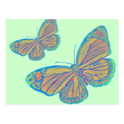 Butterflies Postcard