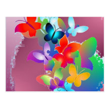 Butterflies Postcard