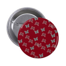 Butterflies Red Button