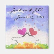 Butterflies - Save The Date Magnet