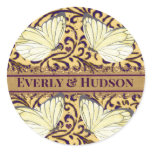 Butterflies Swirl Purple and Orange stickers