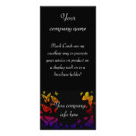 Butterflies theme rack card, template rack cards