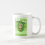 Butterflies & Umbrella Teddy Bear Coffee Mug