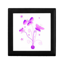 Butterflies with Flowers Gift Boxes